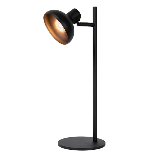 Lucide SENSAS - Lampe de bureau - Ø 18 cm - 1xGU10 (ES111) - Noir - détail 1